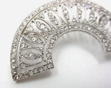 Load image into Gallery viewer, Exquisite Edwardian Platinum Diamond Brooch