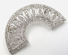 Load image into Gallery viewer, Exquisite Edwardian Platinum Diamond Brooch