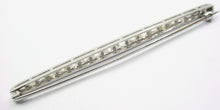 Load image into Gallery viewer, Stunning Edwardian 18k Diamond Bar Brooch Pin--2.39 Cts