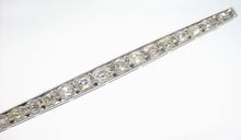 Load image into Gallery viewer, Stunning Edwardian 18k Diamond Bar Brooch Pin--2.39 Cts