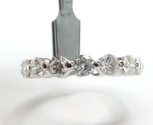 Load image into Gallery viewer, Vintage 2.68 ct. Diamond 18K White Gold Eternity Band