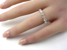 Load image into Gallery viewer, Vintage 2.68 ct. Diamond 18K White Gold Eternity Band