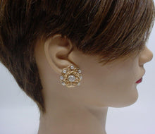 画像をギャラリービューアに読み込む, SALE--2.40 Ct Diamond 18K Rose & White Gold Ear Clips Circa 1940