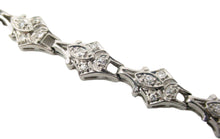 Charger l'image dans la galerie, Art Deco Platinum 1.12 Ct Diamond Circle "Watch" Bracelet