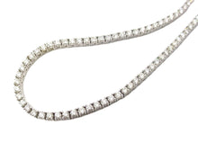 Load image into Gallery viewer, Sparkling 3.40 Ct Diamond Rivière Tennis 14k White Gold Necklace