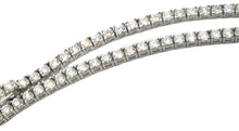Load image into Gallery viewer, Sparkling 3.40 Ct Diamond Rivière Tennis 14k White Gold Necklace