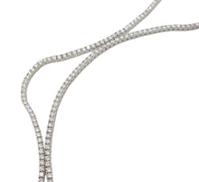 Load image into Gallery viewer, Sparkling 3.40 Ct Diamond Rivière Tennis 14k White Gold Necklace