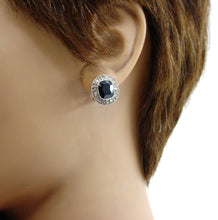 Charger l'image dans la galerie, Antique 18k Old Cut Diamond Halo Rosette Drop Earrings