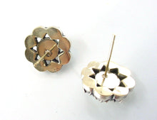 Load image into Gallery viewer, Antique Edwardian Diamond Pearl Halo Silver Top Gold Earrings--European