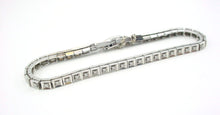 Load image into Gallery viewer, SALE--Vintage Classic Diamond Box Link 14k Stacking Strap Bracelet--10 Grams