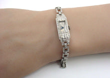 Charger l'image dans la galerie, Waltham Art Deco Platinum Diamond Dress Watch