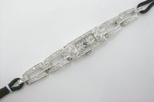 Load image into Gallery viewer, Art Deco Platinum 2.00 Ct. Diamond 3/4 Bracelet Dinner Watch