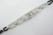 Load image into Gallery viewer, Art Deco Platinum 2.00 Ct. Diamond 3/4 Bracelet Dinner Watch