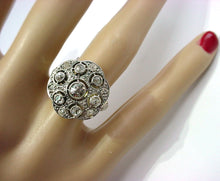 Charger l'image dans la galerie, Platinum Antique Edwardian Belle Époque Diamond Dinner Engagement Ring