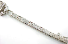Load image into Gallery viewer, Vintage Hamilton Platinum Diamond 14k White Gold Diamond Set Bracelet Watch