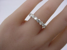 Load image into Gallery viewer, Luminous Platinum 3.30 Ct Diamond Eternity Band Ring--GIA

