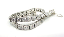 Load image into Gallery viewer, Stunning Art Deco Platinum 5.00 Ct. Diamond Strap Straight Line Bracelet
