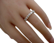 Load image into Gallery viewer, Luminous Platinum 3.30 Ct Diamond Eternity Band Ring--GIA
