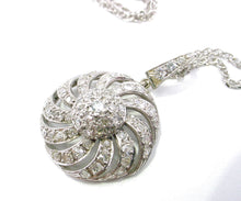 Load image into Gallery viewer, Platinum 1.65 ct. Diamond Pendant Enhancer Necklace
