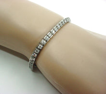 Carica l&#39;immagine nel visualizzatore di Gallery, Luxurious 5.00 Ct. Natural Diamond Platinum Straight Line Tennis Bracelet
