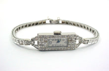 Carica l&#39;immagine nel visualizzatore di Gallery, Art Deco Diamond Bracelet Watch By Péry

