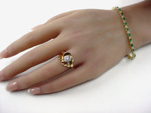 Carica l&#39;immagine nel visualizzatore di Gallery, Iconic Jabel Retro 1940 OEC Diamond 2-Gold Palladium Cocktail Ring
