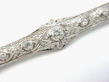Load image into Gallery viewer, Impressive 1.53 European Cut Diamond Platinum Belle Époque Pin Brooch
