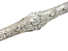Load image into Gallery viewer, Impressive 1.53 European Cut Diamond Platinum Belle Époque Pin Brooch
