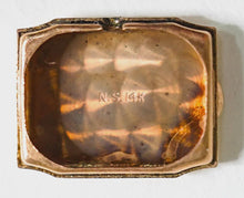 Load image into Gallery viewer, Retro 1940s Helbros Ruby Diamond 14k Rose Gold Bracelet Watch

