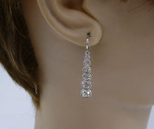 Carica l&#39;immagine nel visualizzatore di Gallery, Very Fine Platinum Edwardian Belle Époque 2.00 Ct Diamond Drop Earrings
