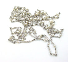 Charger l&#39;image dans la galerie, SALE--Mary Tyler Moore Custom Cultured Pearl Long Chain 18k Continuous Necklace--38&quot;
