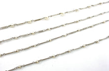 Charger l&#39;image dans la galerie, SALE--Mary Tyler Moore Custom Cultured Pearl Long Chain 18k Continuous Necklace--38&quot;
