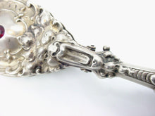 Load image into Gallery viewer, Very Fine Art Nouveau Silver Garnet Gargoyle Lorgnette Pendant &amp; Chain Necklace
