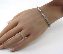 Load image into Gallery viewer, SALE--Vintage Classic Diamond Box Link 14k Stacking Strap Bracelet--10 Grams
