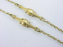 Load image into Gallery viewer, Art Nouveau Gold Diamond Pearl 14k Yellow Gold Pendant Chain Necklace--4.8 grams
