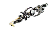Load image into Gallery viewer, Antique French European Diamond 18k Gold Silver Bangle Bracelet
