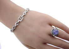 Load image into Gallery viewer, Art Deco Platinum 1.50 Ct Diamond "Buckle" Link Bracelet-Jeweler Custom Creation
