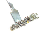 Unusual Vintage Mixed Cut .68 Ct. Diamond 14k Bicolor Gold Band Wedding Ring