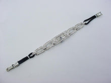 Load image into Gallery viewer, Art Deco Platinum 2.00 Ct. Diamond 3/4 Bracelet Dinner Watch
