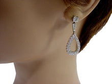画像をギャラリービューアに読み込む, Platinum Mixed Cut 2.25 Ct Diamond Drop Earrings
