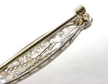 Load image into Gallery viewer, Impressive Old Cut Diamond Platinum Belle Époque Pin Brooch
