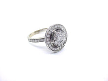 Load image into Gallery viewer, Whimsical 1.53 Ct Diamond "Steering Wheel" 14K White Gold Cocktail Ring
