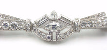 Load image into Gallery viewer, Rare Art Deco 2.60 Ct Diamond Platinum Ribbon Pin Brooch
