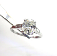 Monture Boucheron 1.21 Ct Diamond Platinum Engagement Ring--France