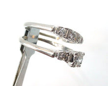 Load image into Gallery viewer, BLOWOUT Sale—Classic Diamond Platinum Palladium Wedding Ring Set
